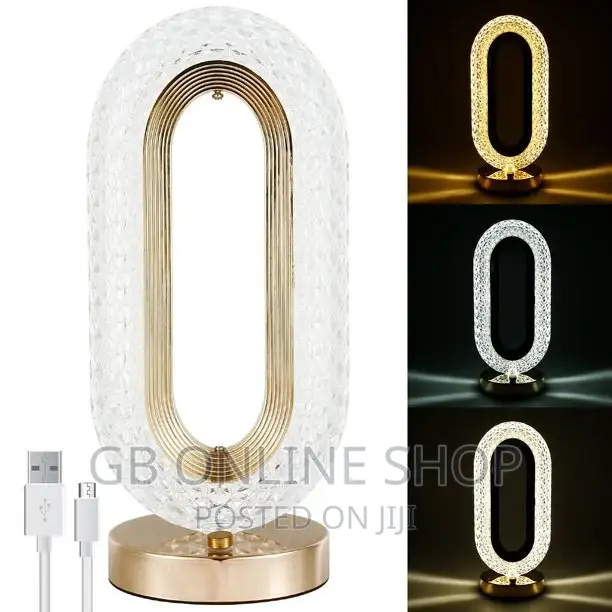LED Crystal Table Lamp