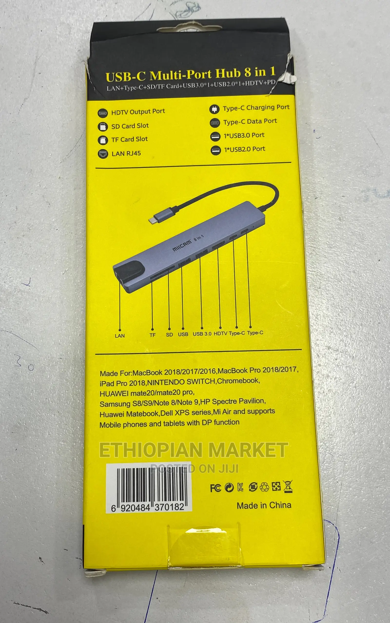 USB-C Multi-Port Hub 8 in 1