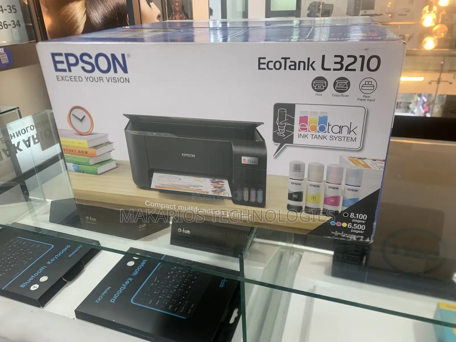 EPSON L3210 Printer (Print, Scan, Copy)