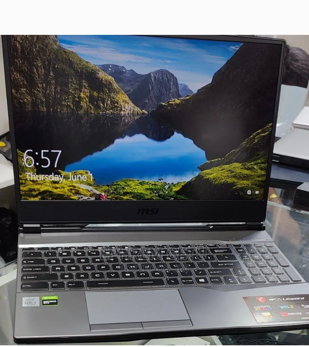 New Laptop MSI MSI Sword 15 16GB Intel Core I7 SSD 512GB