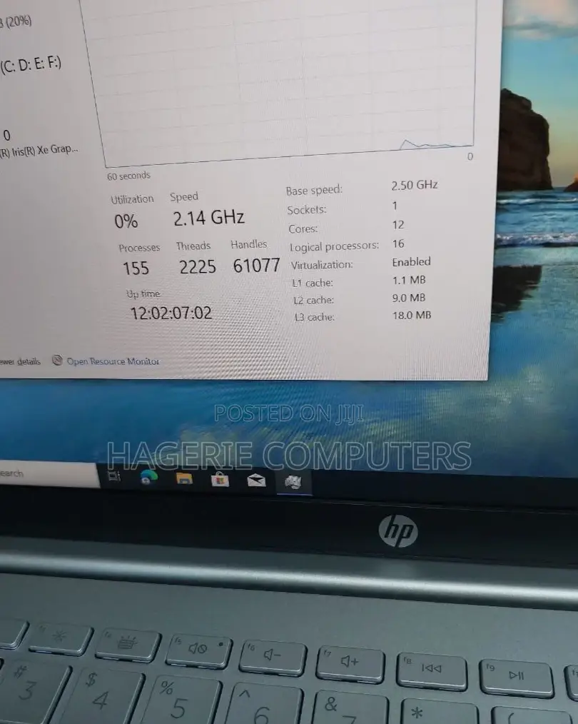 New Laptop HP Pavilion 11 16GB Intel Core I5 SSD 1T