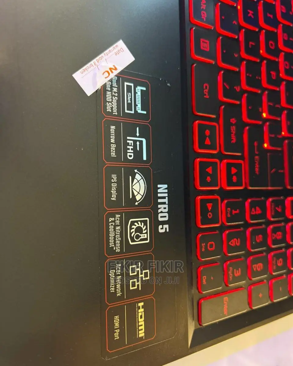 New Laptop Acer NITRO 5 16GB Nvidia HDD+SSD 512GB