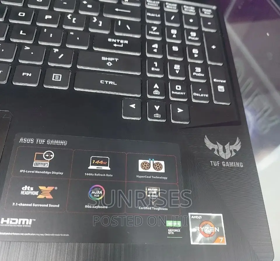 New Laptop Asus TUF Gaming A15 16GB AMD Ryzen 7 SSD 512GB