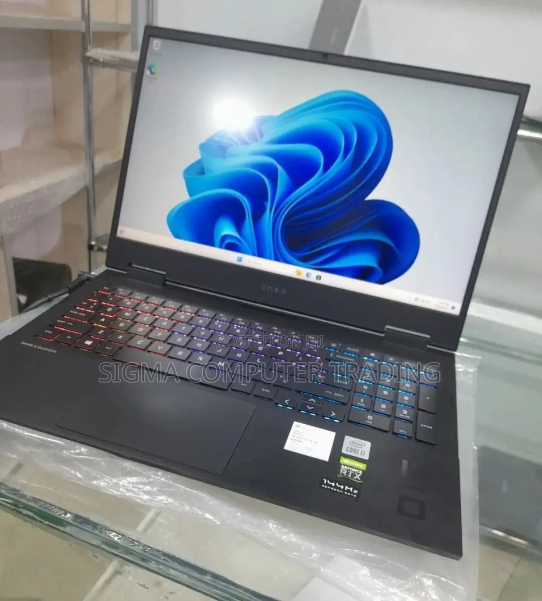 New Laptop HP Omen 15 16GB Intel Core I7 SSD 1T
