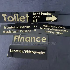 Table Sign, Door Sign