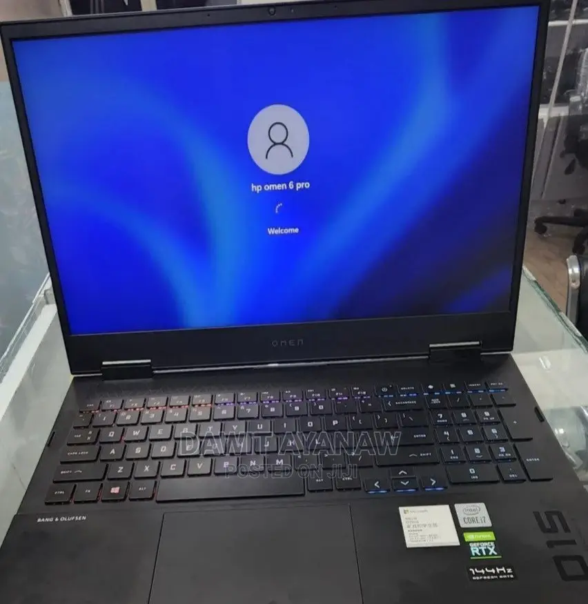 New Laptop HP Omen 15 16GB Intel Core I7 SSD 1T