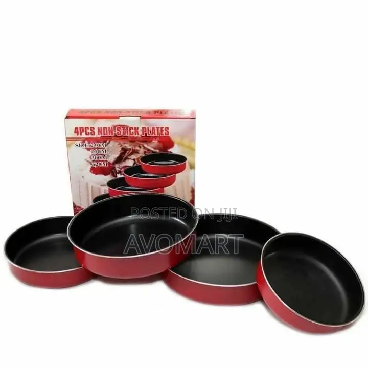 4 Set Non Stick Baking Plates
