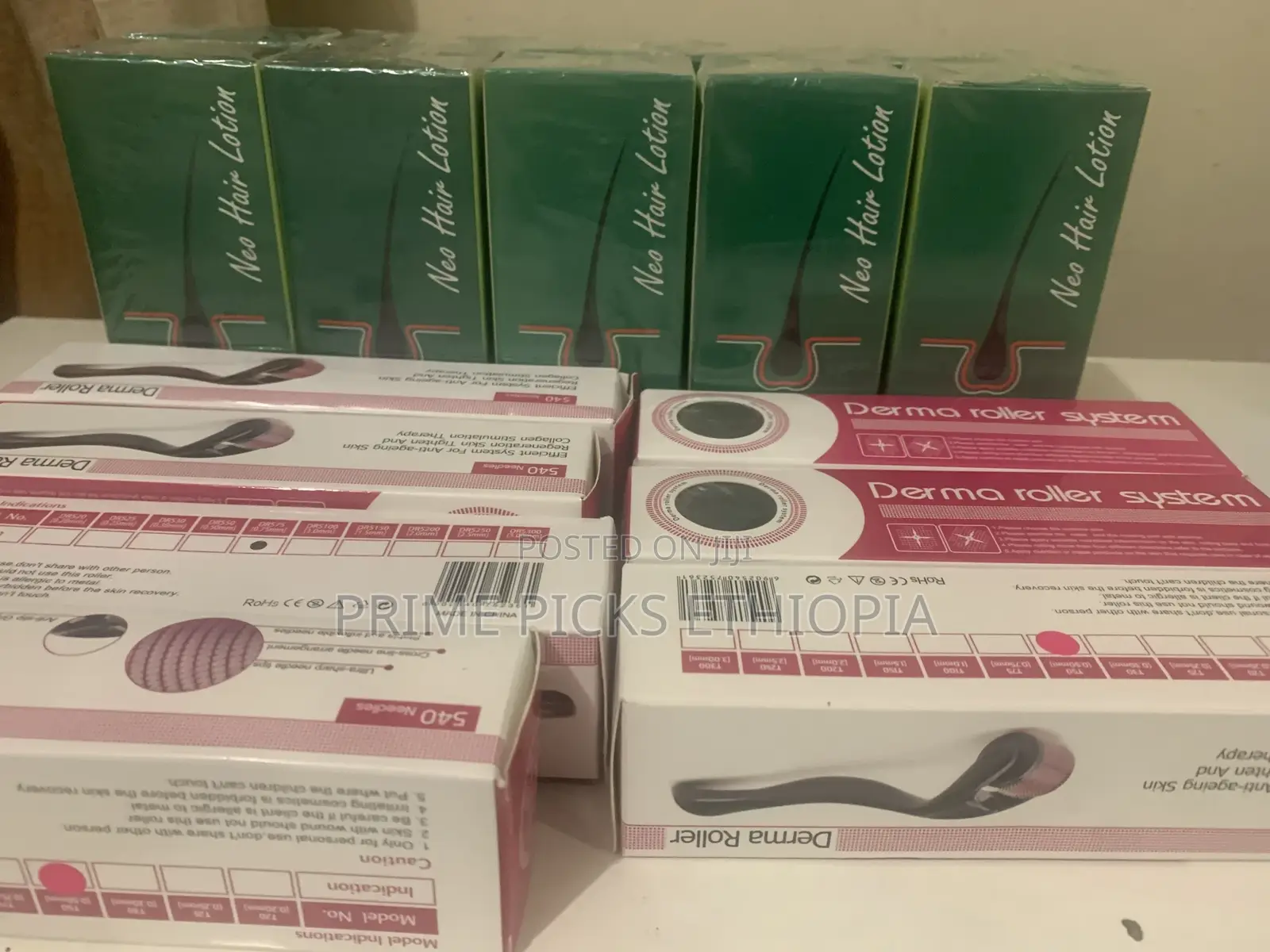 Neo Hair Lotion + Derma Roller