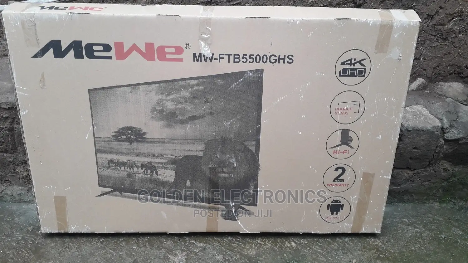 Mewe 55 Inches Android Smart Ultra Hd New Tv