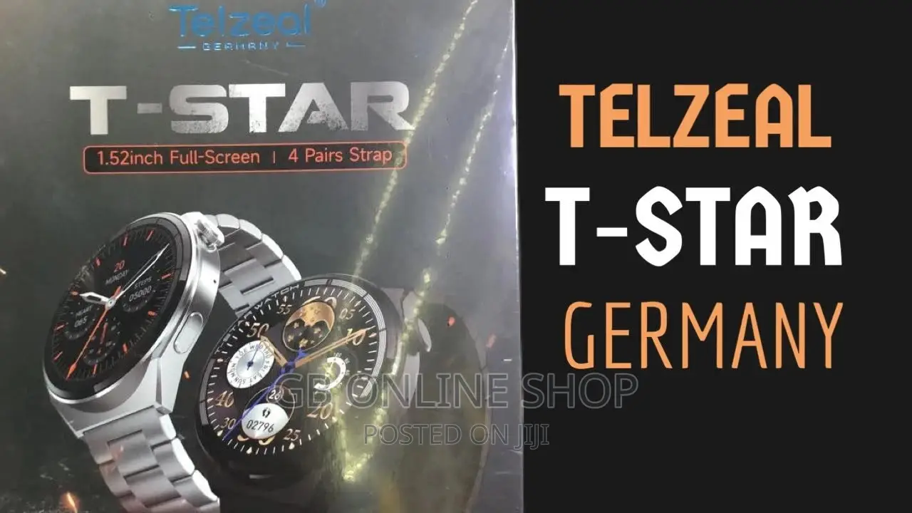 Telzeal Germany T-Star Smart Watch With Free 4 Strap