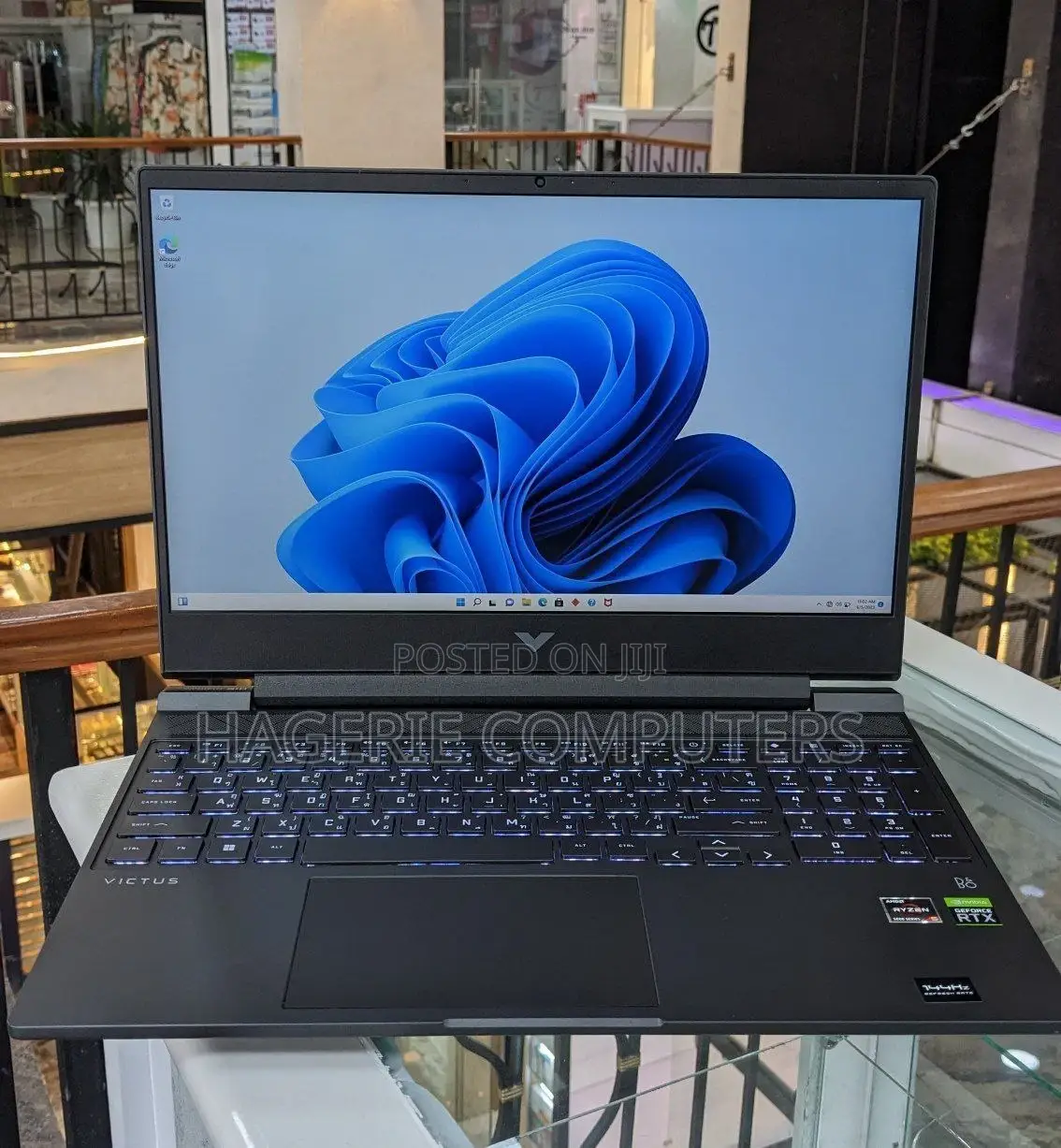 New Laptop HP Victus 16 8GB AMD Ryzen 5 SSD 512GB