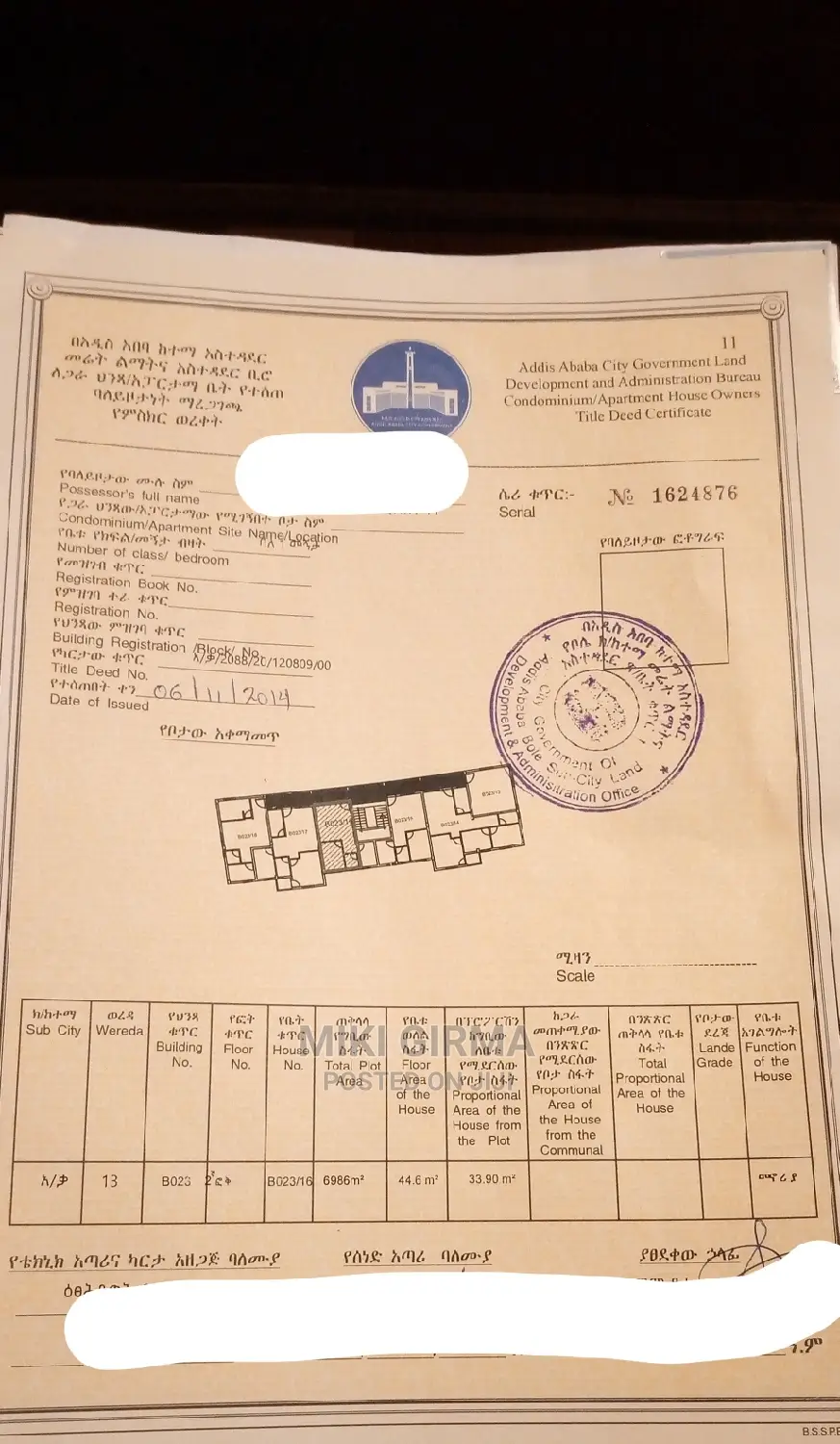 1bdrm Condo in ቱሉዲምቱ, Akaky Kaliti for sale