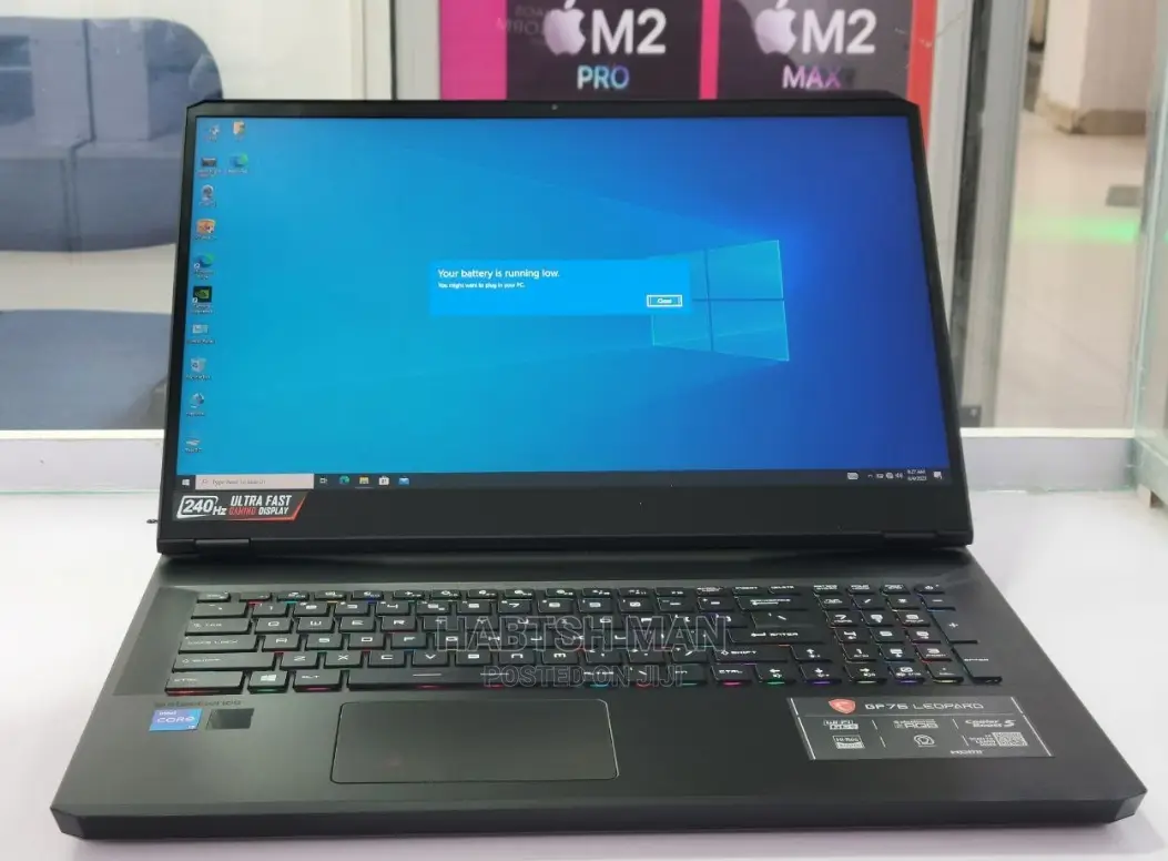 New Laptop MSI GP75 Leopard 16GB Intel Core I7 SSD 512GB
