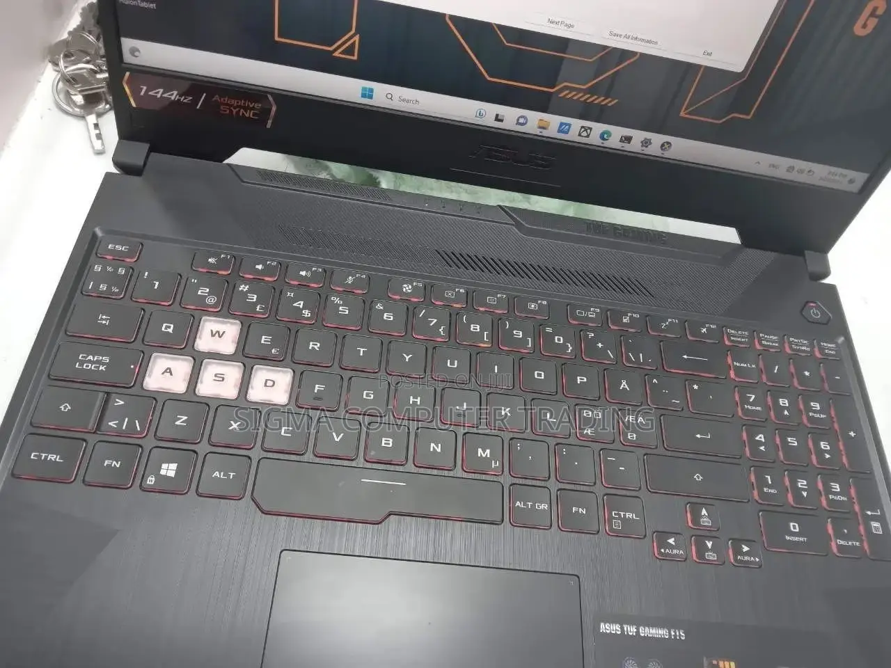 New Laptop Asus TUF Dash F15 16GB Intel Core I5 SSD 512GB