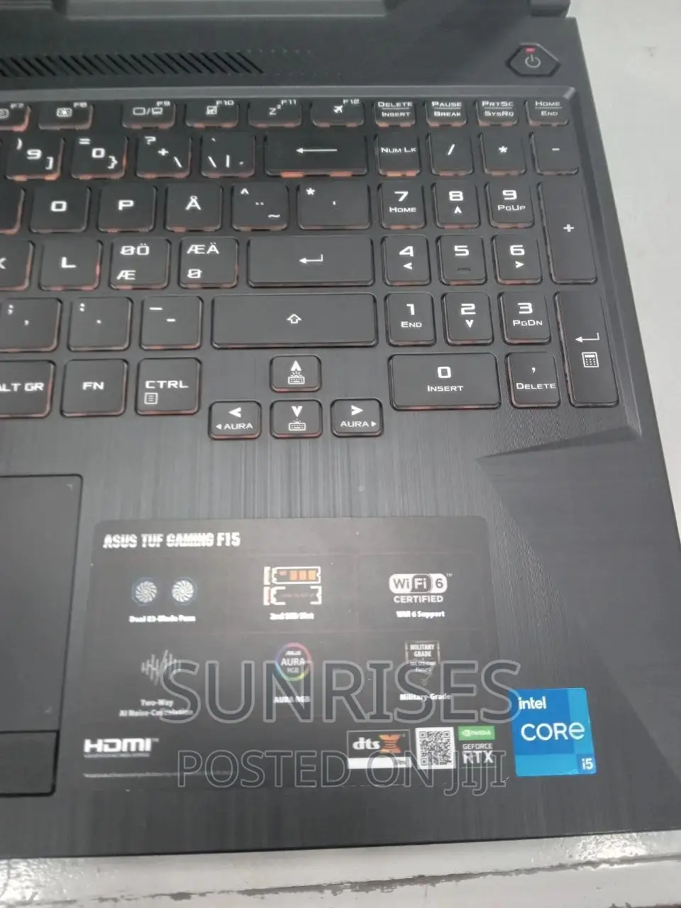 New Laptop Asus TUF Dash F15 8GB Intel Core I5 SSD 512GB