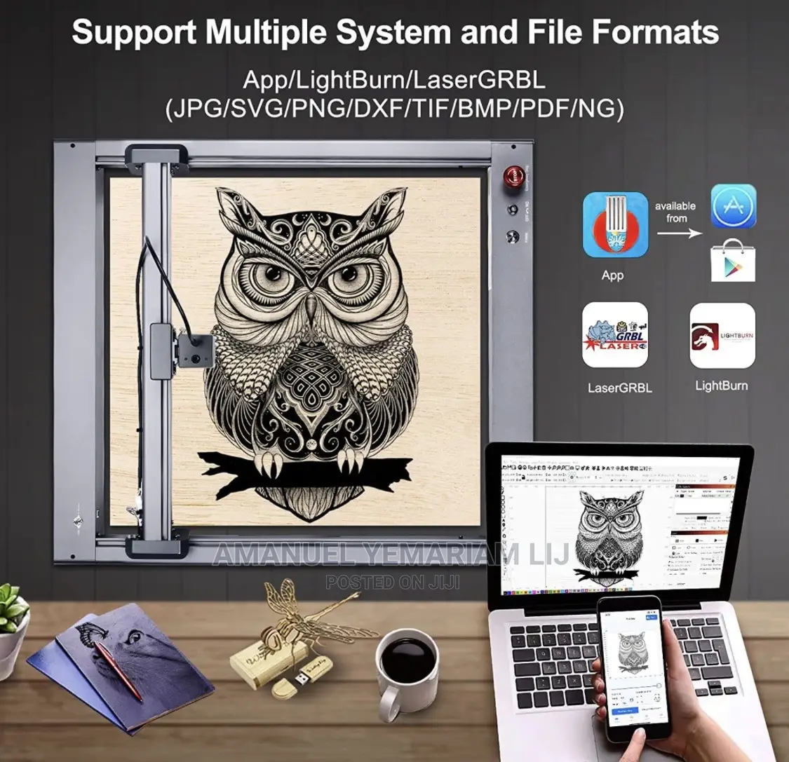 Slightly Used Ortur Laser Master 3 With Rotary Cheuk