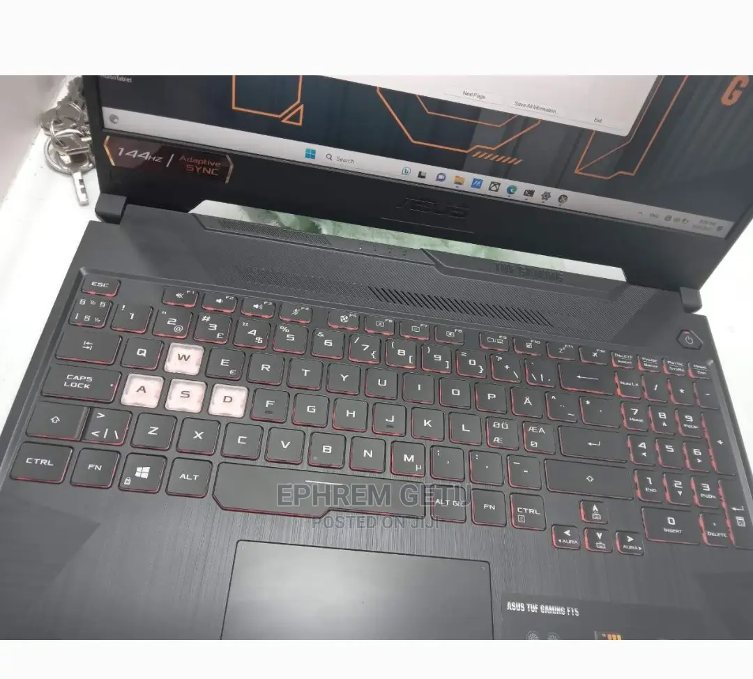 New Laptop Asus TUF Dash F15 16GB Intel Core I5 SSD 512GB