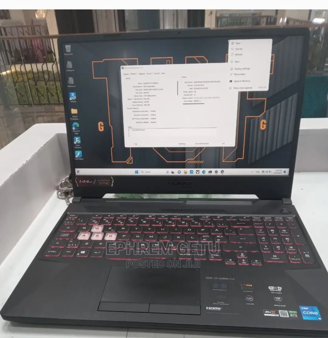 New Laptop Asus TUF Dash F15 16GB Intel Core I5 SSD 512GB