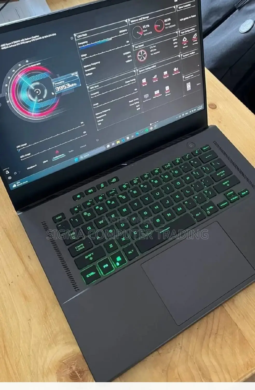 New Laptop Asus ROG Zephyrus G15 16GB AMD Ryzen 9 SSD 1T