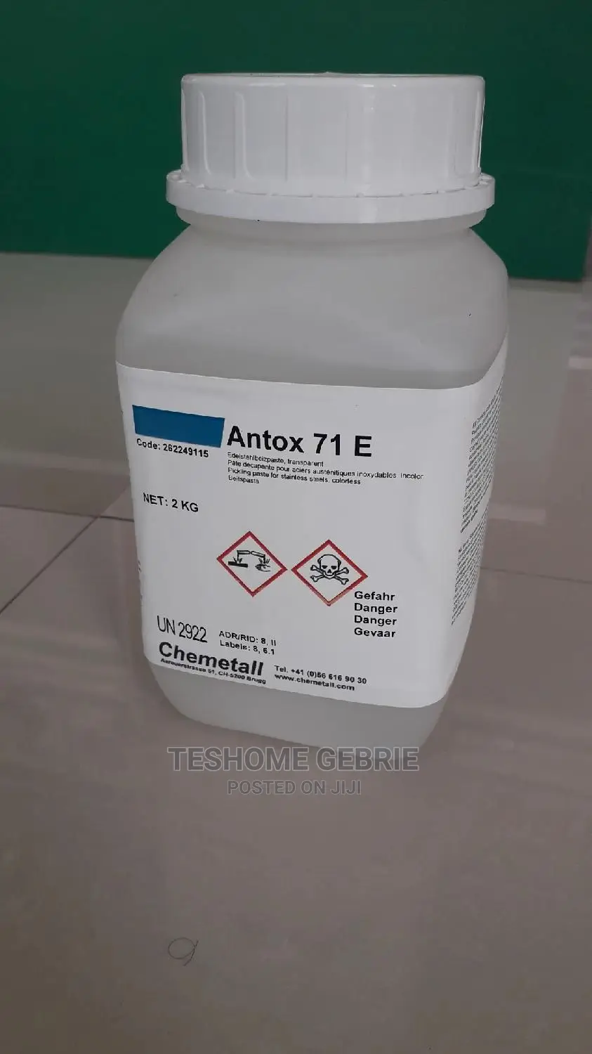 Antox 71e, Stainless Steel Cleaner
