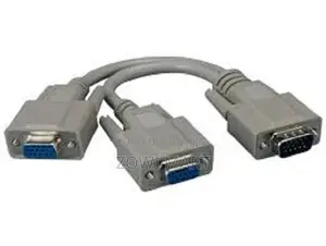 Vga Splitter Cable Dual Vga Monitor Y Cable 1 Male to 2 Fema