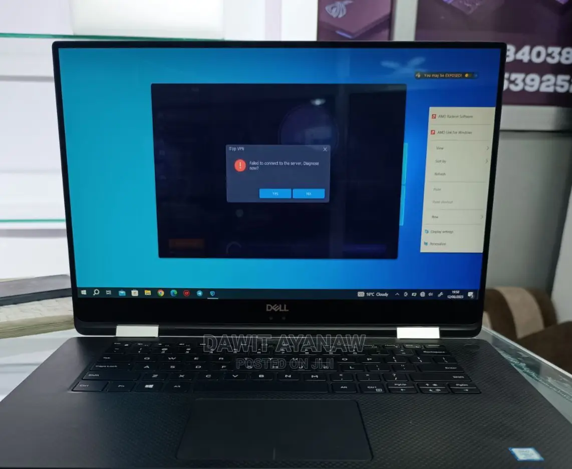 New Laptop Dell XPS 15 16GB Intel Core I7 SSD 512GB