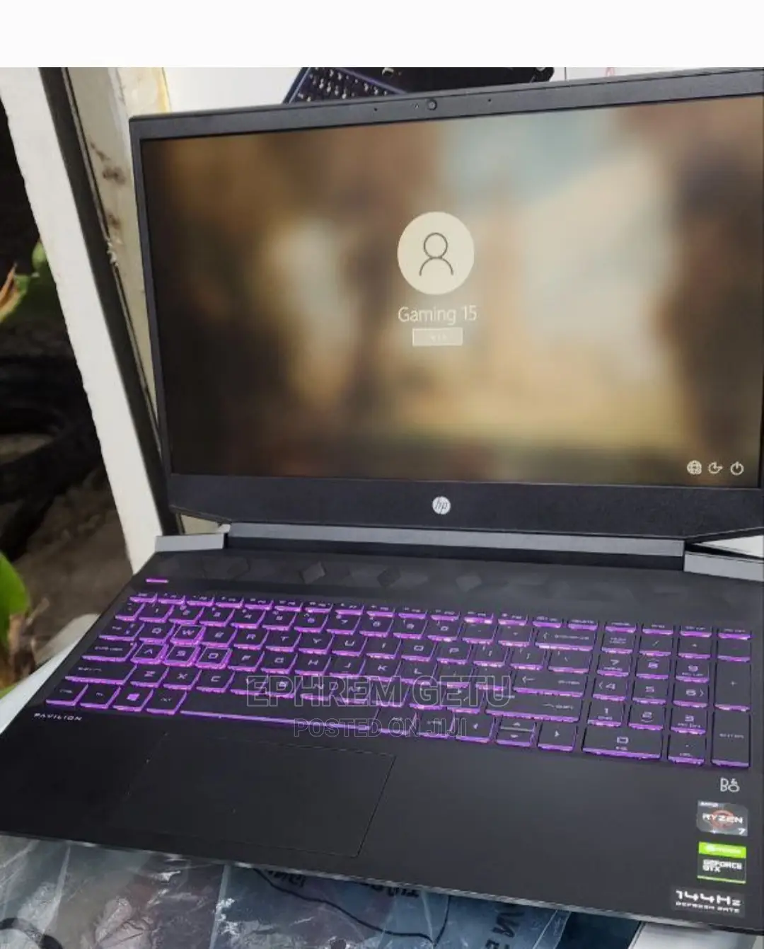 New Laptop HP Pavilion 15 8GB AMD Ryzen 7 SSD 512GB