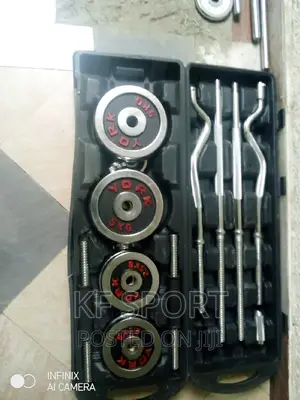 York 55 Kg Dumbbell and Barbell
