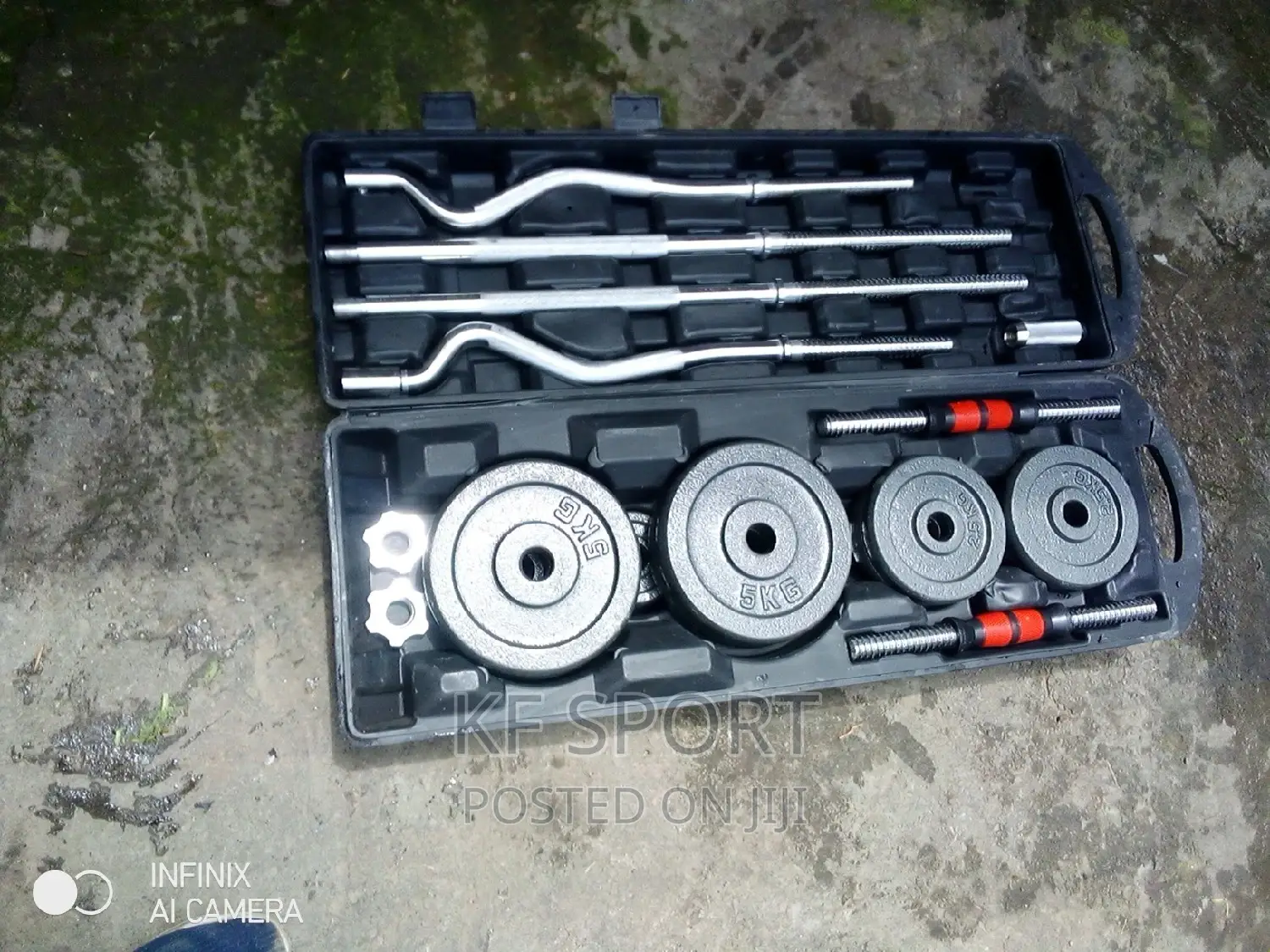 York 55 Kg Dumbbell and Barbell