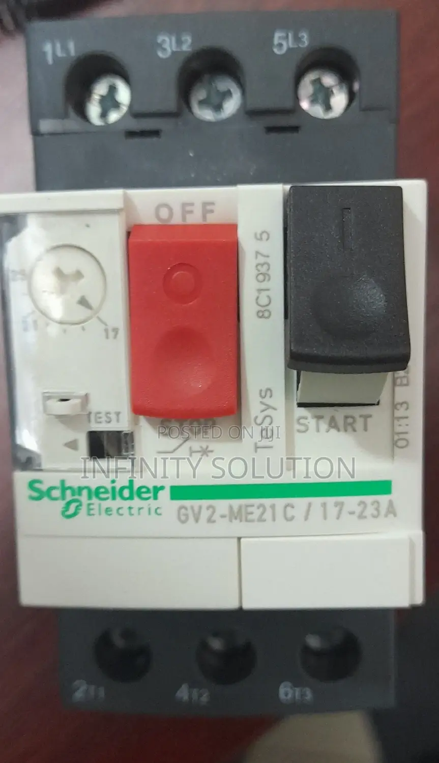 Motor Circuit Breaker, Tesys Gv2, 3p, 17-23 A,Me21