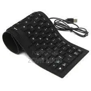Foldable Silicone Keyboard, Usb Wired Waterproof Rollup Keyb