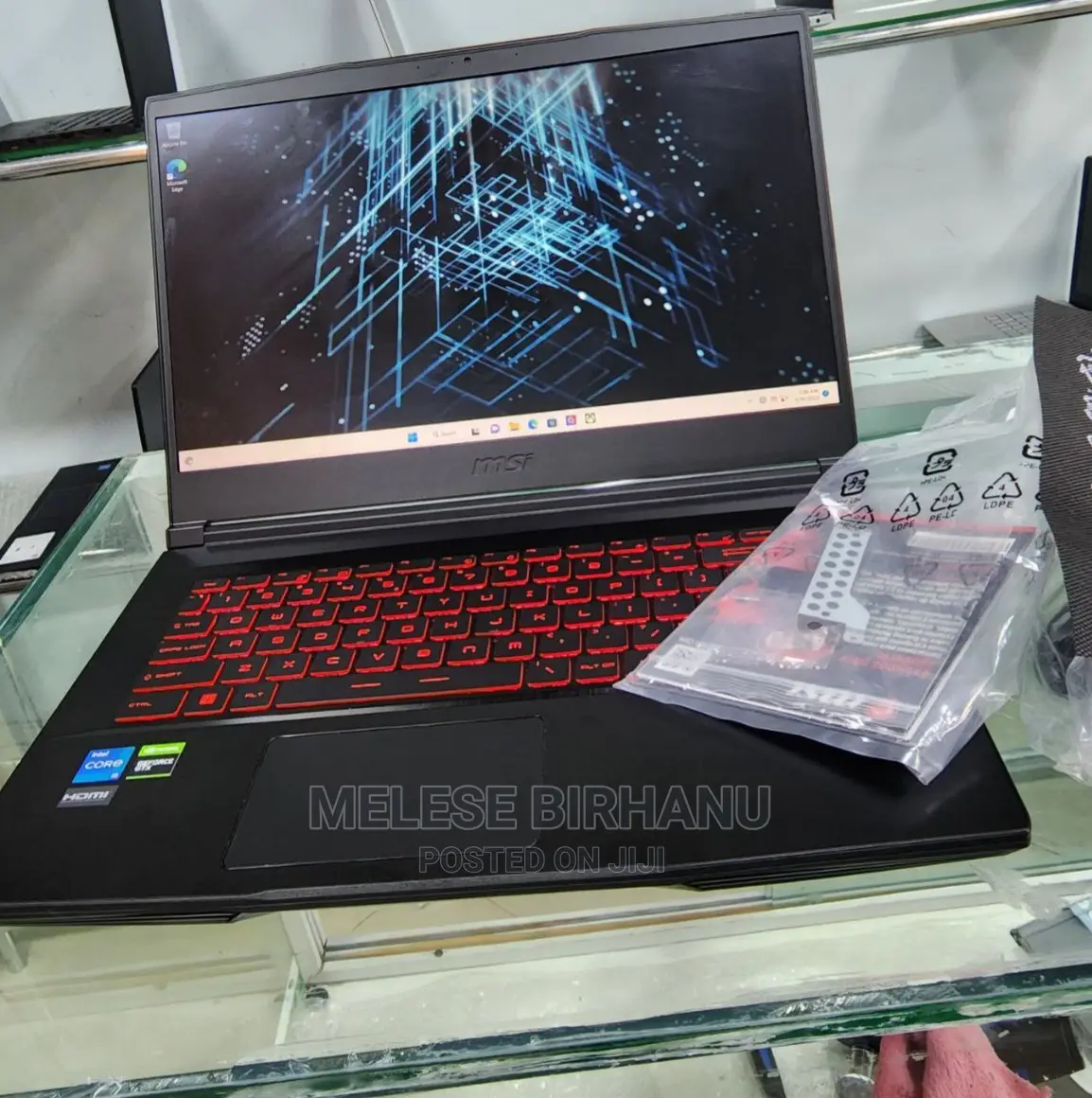 New Laptop MSI GF63 8GB Intel Core I5 SSD 256GB