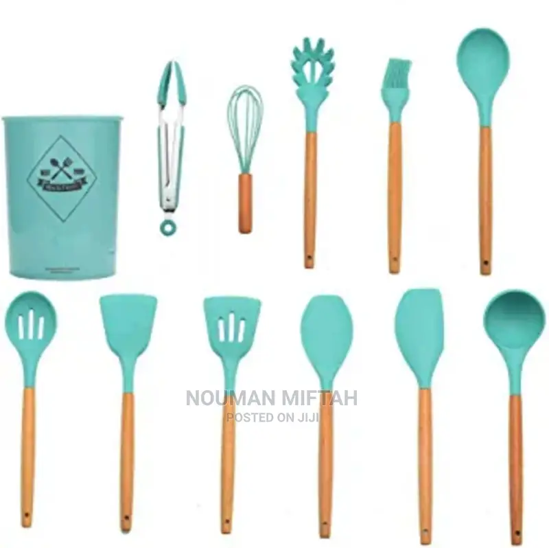 12 PCS Silicon Cooking Utensils