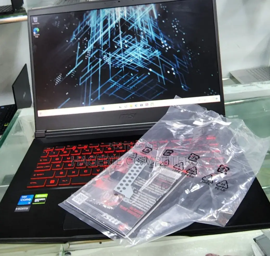New Laptop MSI GF63 8GB Intel Core I5 SSD 256GB
