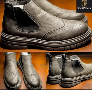 Sky View Chelsea Leather Shoes