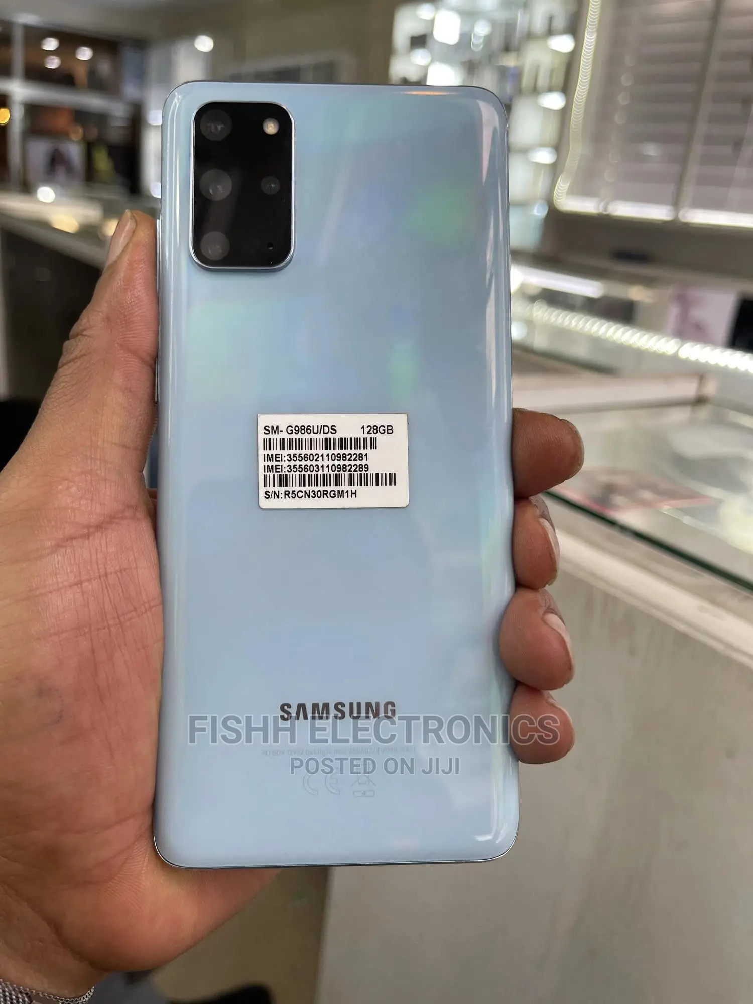 New Samsung Galaxy S20+ 5G 128 GB Blue