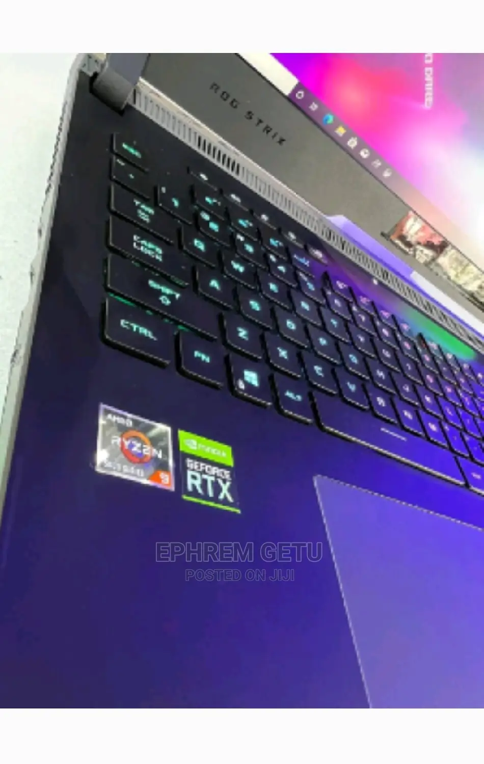 New Laptop Asus ROG Strix G17 32GB AMD Ryzen 9 SSD 2T