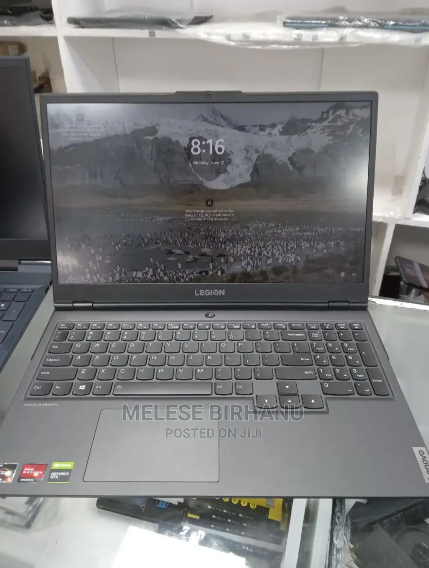 New Laptop Lenovo Legion 5 8GB AMD Ryzen 5 SSHD+SSD 256GB