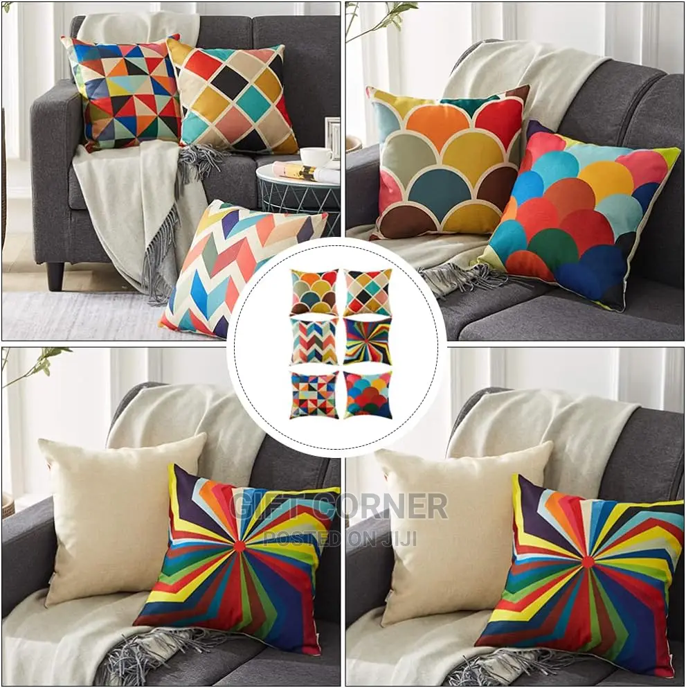6pcs Household Pillow Cover Pillow Protector Pillow Case Dec