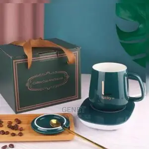 Photo - Electric Heating Pad With Ceramic Mug