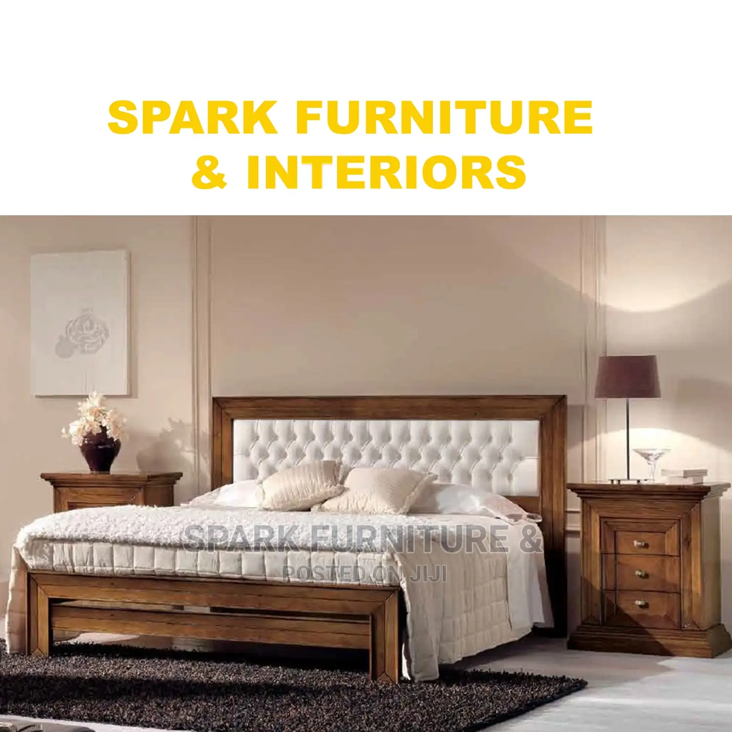 Bed B- 020 With 2 Nightstand