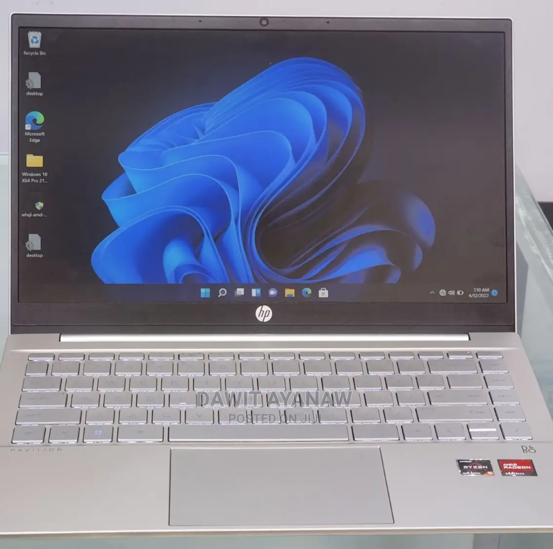 New Laptop HP Pavilion 15 8GB AMD Ryzen 5 SSD 512GB