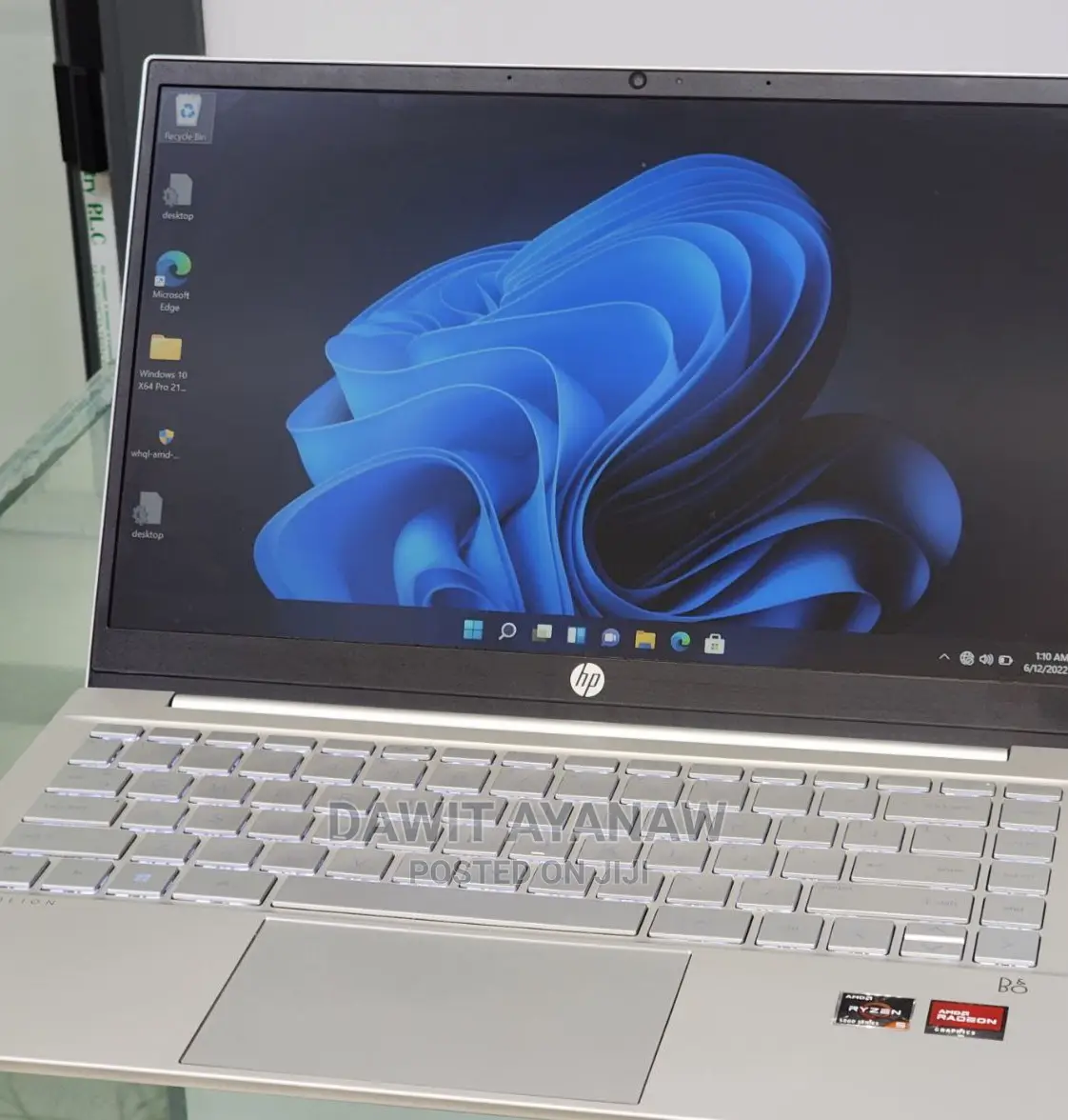 New Laptop HP Pavilion 15 8GB AMD Ryzen 5 SSD 512GB