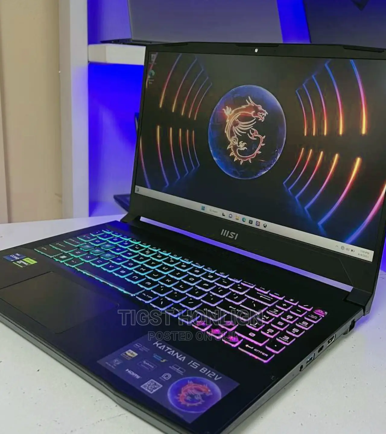 New Laptop MSI GF63 16GB Intel Core I7 SSD 512GB