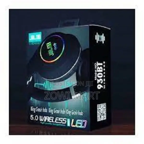 JBL Wireless Headphones With Led RGB Backlight