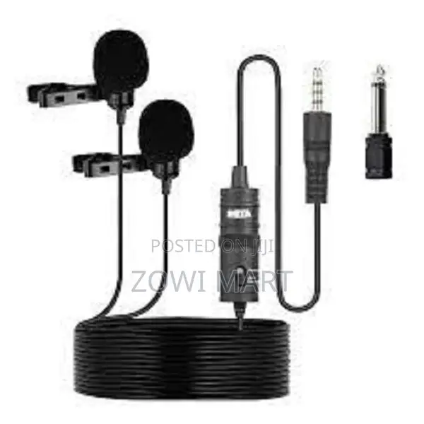 BOYA BY-M1DM Dual Lavalier Universal Microphone