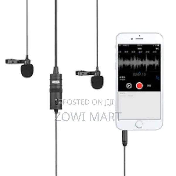 BOYA BY-M1DM Dual Lavalier Universal Microphone
