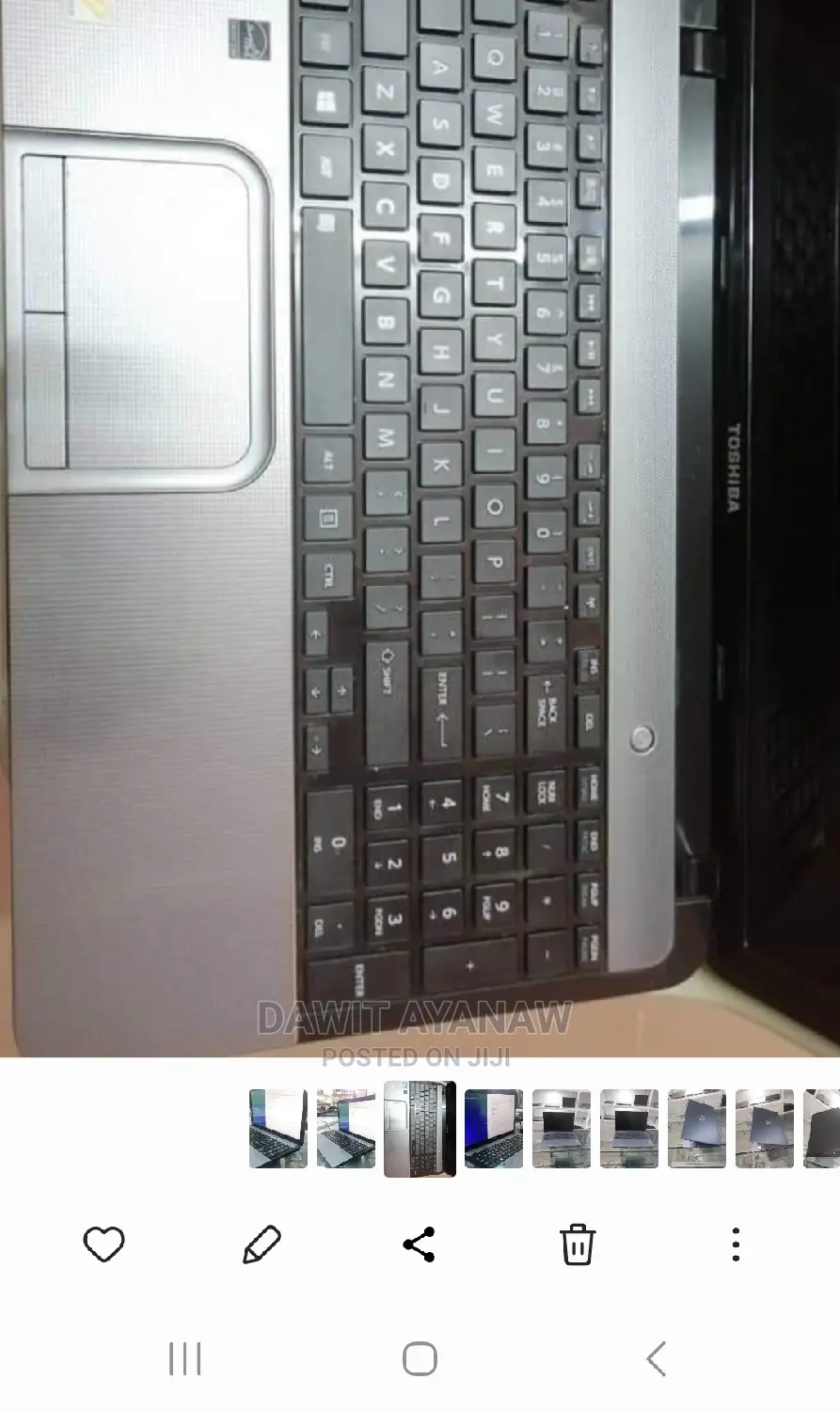 New Laptop Toshiba Satellite L850 4GB Intel Core I3 HDD 640GB