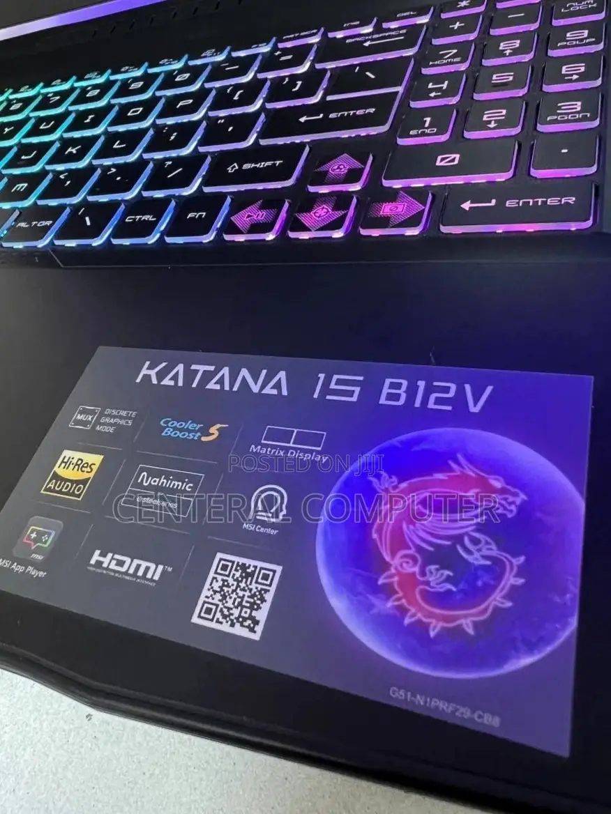 New Laptop MSI Katana GF76 16GB Intel Core I5 SSD 512GB