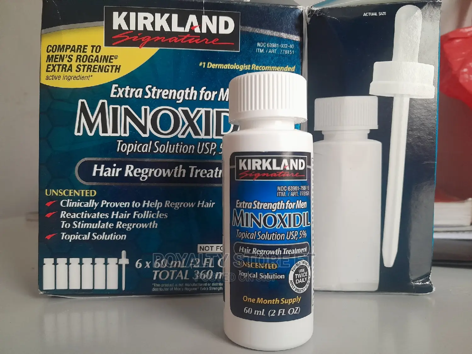 Minoxidil የፀጉርና የፂም ማሳደጊያ ቅባት